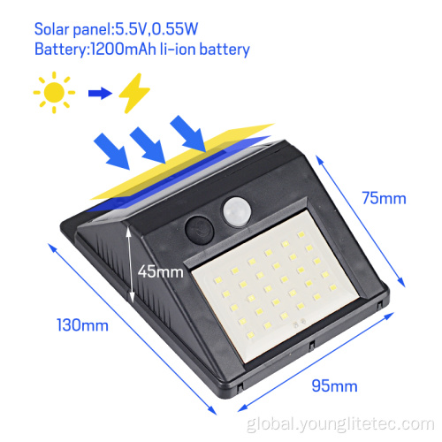 China Motion sensor solar light outdoor for Garden Supplier